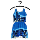 AIFFIA BLDG 1 WHT Women's Skater Dress