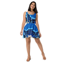 AIFFIA BLDG 1 WHT Women's Skater Dress