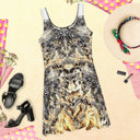 AIFFIA Motherland 1 WHT Women's Skater Dress