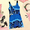 AIFFIA BLDG 1 BLK Women's Skater Dress
