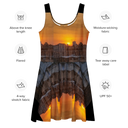 El Chapo Sunset Brunch 1 BLK Women's Skater Dress