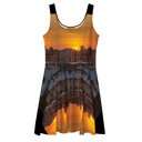 El Chapo Sunset Brunch 1 BLK Women's Skater Dress