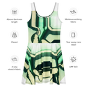 AIFFIA Poka 1 WHT Women's Skater Dress