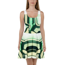 AIFFIA Poka 1 WHT Women's Skater Dress