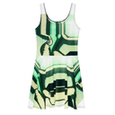 AIFFIA Poka 1 WHT Women's Skater Dress