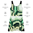 AIFFIA Poka 1 BLK Women's Skater Dress