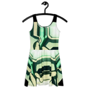 AIFFIA Poka 1 BLK Women's Skater Dress