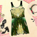 B&G Afghan Wire 1 BLK Women's Skater Dress