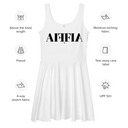 AIFFIA Logo WHT OUT Women's Skater Dress