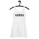 AIFFIA Logo WHT OUT Women's Skater Dress