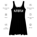 AIFFIA Logo BLK OUT Women's Skater Dress