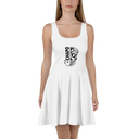 El Chapo Logo WHT OUT Women's Skater Dress