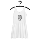 El Chapo Logo WHT OUT Women's Skater Dress