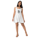 El Chapo Logo WHT OUT Women's Skater Dress