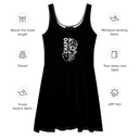 El Chapo Logo BLK OUT Women's Skater Dress