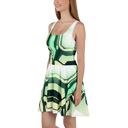 AIFFIA Poka 1 WHT Women's Skater Dress