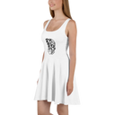El Chapo Logo WHT OUT Women's Skater Dress