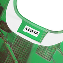 ABS Green Mic 1 WHT Women's Skater Dress