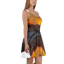 El Chapo Sunset Brunch 1 WHT Women's Skater Dress