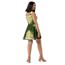 B&G Afghan Wire 1 WHT Women's Skater Dress