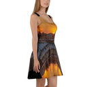 El Chapo Sunset Brunch 1 BLK Women's Skater Dress