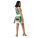 AIFFIA Poka 1 WHT Women's Skater Dress