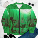 ABS Green Mic 1 Women's Bomber Jacket