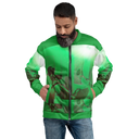 ABS Green Mic 1 Men's Bomber Jacket