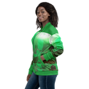 ABS Green Mic 1 Women's Bomber Jacket
