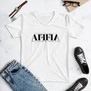 AIFFIA Logo WHT QUT Women's Premium Shirt