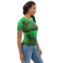 ABS Green Mic Women's Premium Shirt