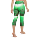 ABS Green MIC 1 Yoga Capri Leggings