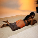 El Chapo Sunset Brunch Yoga Capri Leggings