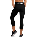 AIFFIA Logo BLK OUT Yoga Capri Leggings