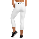 AIFFIA Logo WHT OUT Yoga Capri Leggings