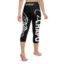 El Chapo Logo BLK OUT Yoga Capri Leggings