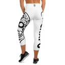 El Chapo Logo WHT OUT Yoga Capri Leggings