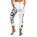 El Chapo Logo WHT OUT Yoga Capri Leggings