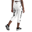 El Chapo Logo WHT OUT Yoga Capri Leggings