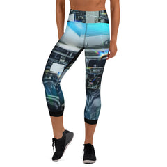 ABS MTM w BLK Yoga Capri Leggings