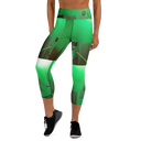 ABS Green MIC 1 Yoga Capri Leggings