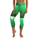 ABS Green MIC 1 Yoga Capri Leggings