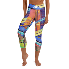 AIFFIA Escalator w- Logo Yoga Capri Leggings
