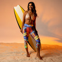 AIFFIA Escalator w- Logo Yoga Capri Leggings