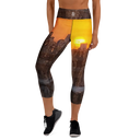 El Chapo Sunset Brunch Yoga Capri Leggings