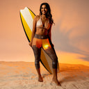 El Chapo Sunset Brunch Yoga Capri Leggings