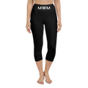 AIFFIA Logo BLK OUT Yoga Capri Leggings