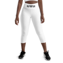 AIFFIA Logo WHT OUT Yoga Capri Leggings