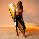 El Chapo Logo BLK OUT Yoga Capri Leggings