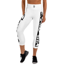 El Chapo Logo WHT OUT Yoga Capri Leggings